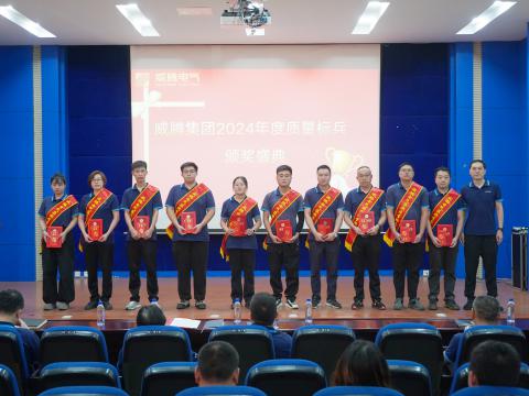 凯时尊龙人生就是博首页电气集团召开2024年度质量月总结表扬大会